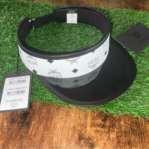 MCM Black and White Logo Visor